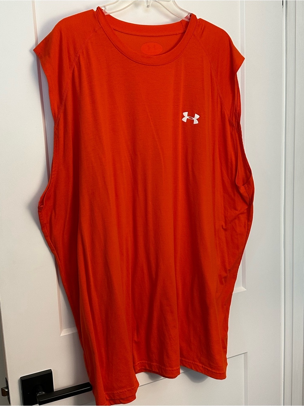 Under Armour Men's Orange Sleeveless Training Tank